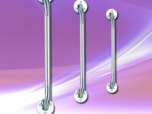 Agarraderas Moleteadas Rectas para Baño