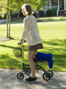 Andadera Para Rodilla Scooter Kneerover Steerable Verde