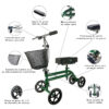 Andadera Para Rodilla Scooter Kneerover Steerable Verde