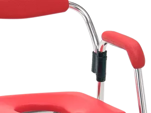 Cómodo de Aluminio para Ducha 4 en 1 - Rojo