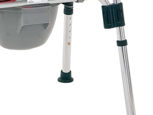 Cómodo de Aluminio para Ducha 4 en 1 - Rojo