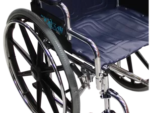 Silla de Ruedas con Brazos y Descansapies Desmontables