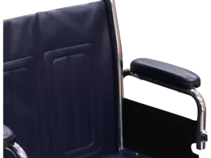 Silla de Ruedas con Brazos y Descansapies Desmontables