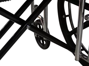 Silla de Ruedas con Brazos y Descansapies Desmontables Extra-Ancha 20 Pulgadas