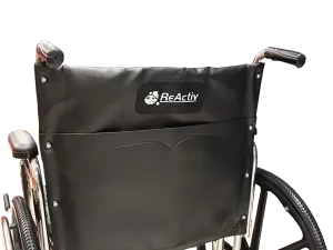 Silla de Ruedas con Brazos y Descansapies Desmontables Extra-Ancha 20 Pulgadas