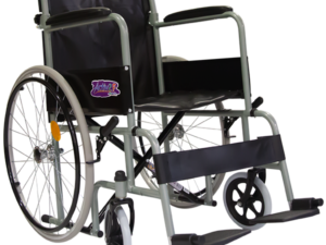 Silla de Ruedas Folding con Respaldo Plegable