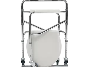 Cómodo Plegable de Acero con Ruedas