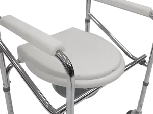 Cómodo Plegable de Acero con Ruedas