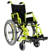 Silla de Ruedas de 12 Pulgadas Brazos Flip Up Descansapies Desmontables y Abatibles
