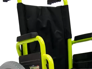 Silla de Ruedas de 12 Pulgadas Brazos Flip Up Descansapies Desmontables y Abatibles