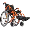 Silla de Ruedas de 14 Pulgadas Brazos Flip Up y Descansapies Desmontable y Abatible