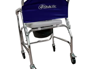 Silla Cómodo Ducha de Aluminio con Ruedas Acojinado