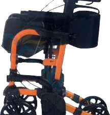 Andadera rollator hibrida de aluminio
