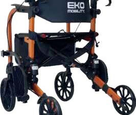 Andadera rollator hibrida de aluminio