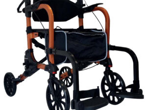 Andadera rollator hibrida de aluminio