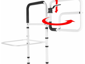 BARANDAL DE CAMA ACERO GIRATORIO